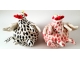 Chicken Salt and Pepper Shakers Black and Red
